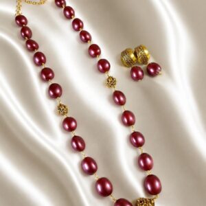 Shell pearls with nakashi beads