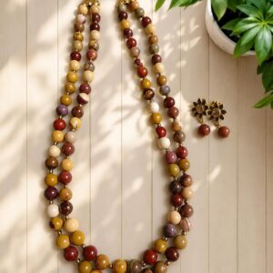 Jasper layered mala